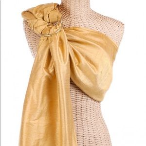 Sakura Bloom Topaz Simple Silk ring sling